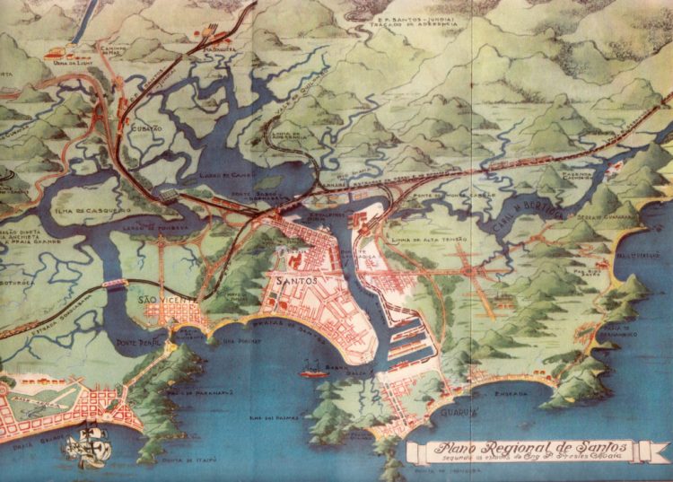 A conurbação da Baixada&nbsp;Santista