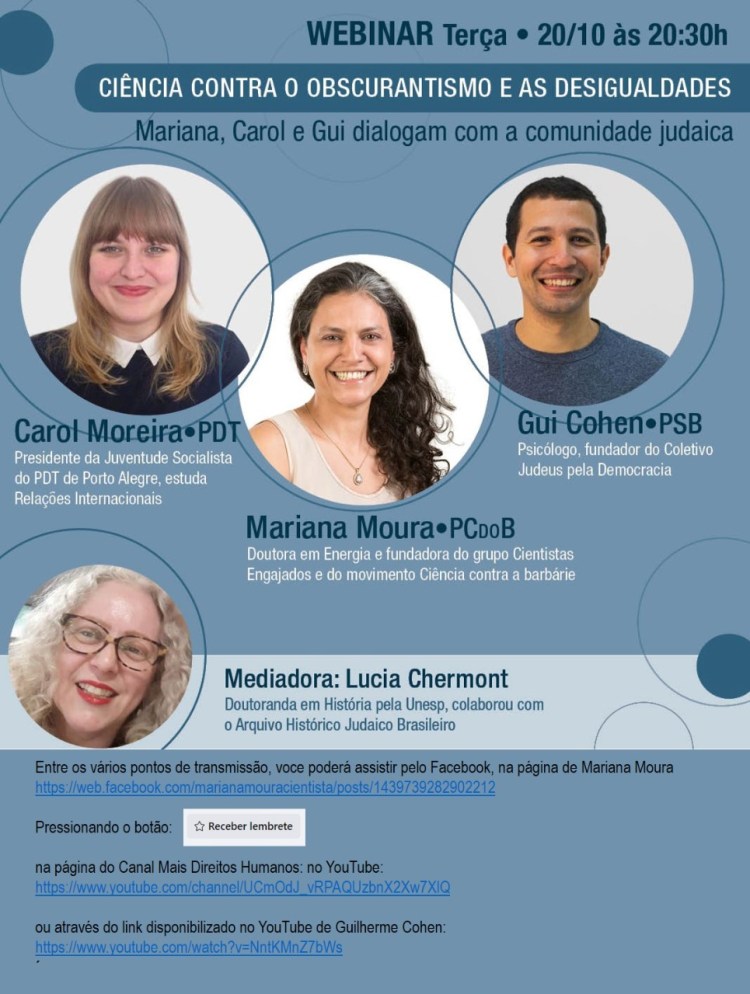 Ciência contra o obscurantismo e as&nbsp;desigualdades