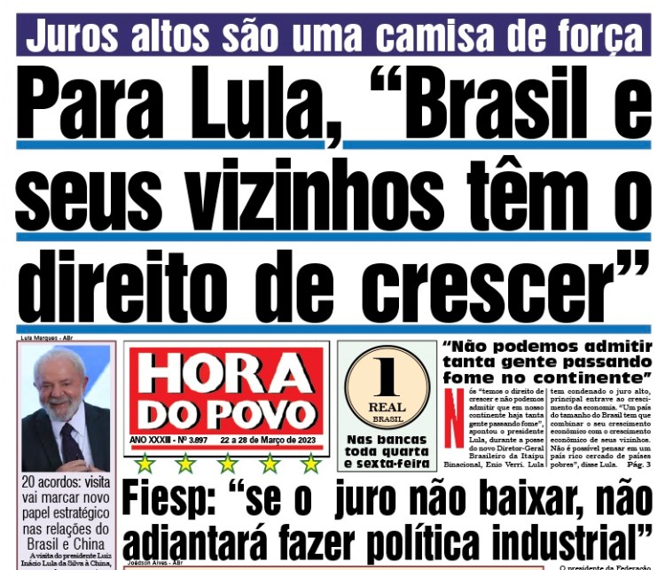 Hora do Povo – Edição nº&nbsp;3.897