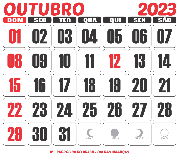 O melhor do mês – Outubro de&nbsp;2023