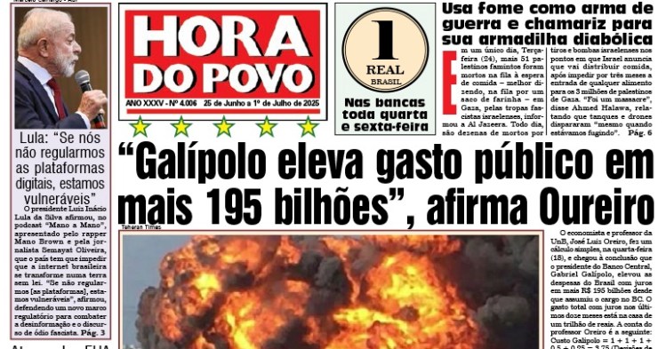 Hora do Povo – edições nº 4.005 e&nbsp;4.006