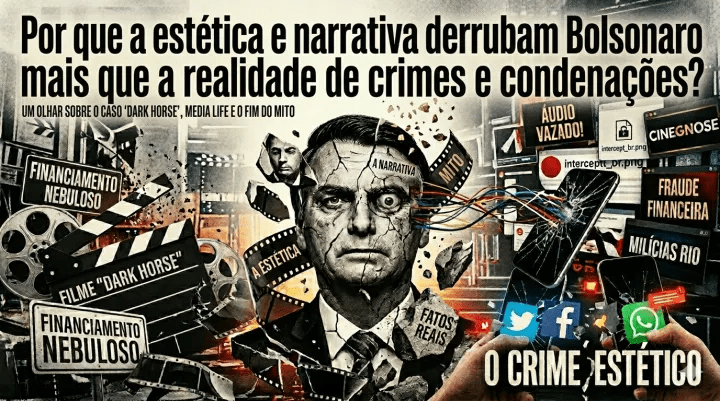 Por que a estética e narrativa derrubam Bolsonaros mais que a realidade de crimes e&nbsp;condenações?